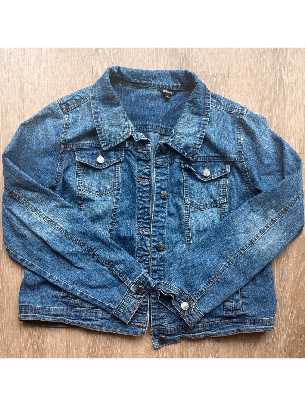 Relativity Blue Jean Jacket XL